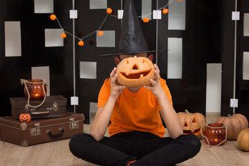 Halloween photo shoot in the studio