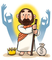 “At once the Spirit sent him out into the wilderness, and he was in the wilderness forty days, being tempted by Satan. He was with the wild animals, and angels attended him.”
‭‭Mark‬ ‭1‬:‭12‬-‭13‬