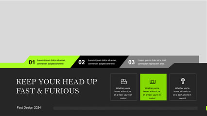 Abstract white, red presentation slides. Modern brochure cover design. Fancy info banner frame. Creative infographic elements set. Urban city font. Vector title sheet model. Ad flyer style template