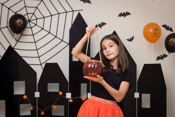 Halloween photo shoot in the studio