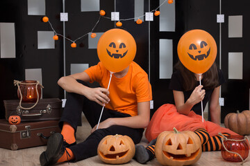 Halloween photo shoot in the studio