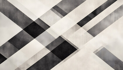 Clean, sharp geometric patterns in neutral tones, giving off a sleek, modern vibe