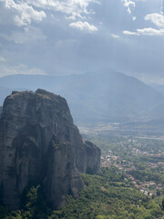 Naklejka premium Landscape of Meteora, Greece