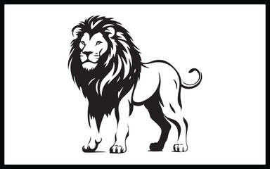 Fototapeta premium Lion - High Quality Vector Logo - Vector illustration ideal for T-shirt graphic 