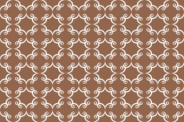 Oreintal Flora Damask Seamless pattern  embroidery, Indian style.  art ornament print.Design for carpet, cover,wallpaper, wrapping, fabric, clothing 