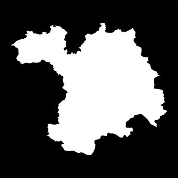 Setif province map, administrative division of Algeria.