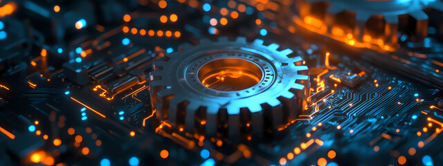 Futuristic Gear System in Digital Circuit