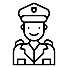 Police Officer icon style