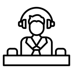 DJ icon style