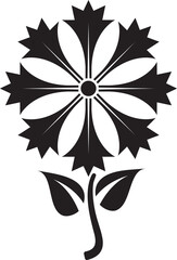 Silhouette Flower Illustration