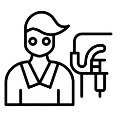 Tattoo Artist Male icon style