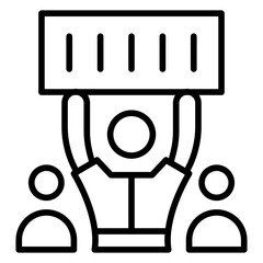 Supporter icon style