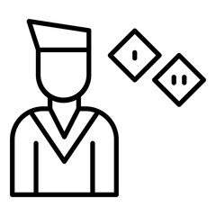 Compulsive Gambling icon style