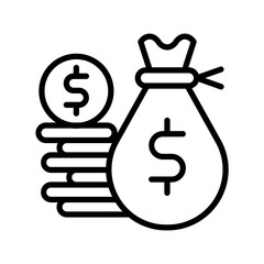 Money icon style