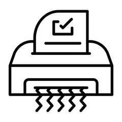 Shredder icon style