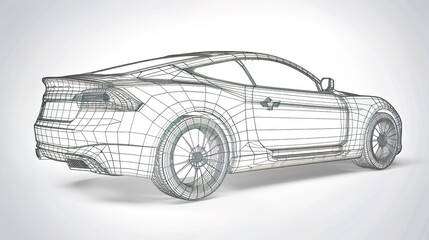 Car Concept Architect Blueprint