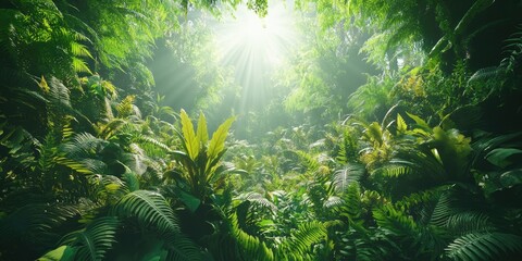 Fototapeta premium Wild nature square