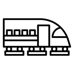 Bullet-train icon style