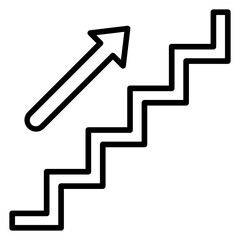 Stairs icon style