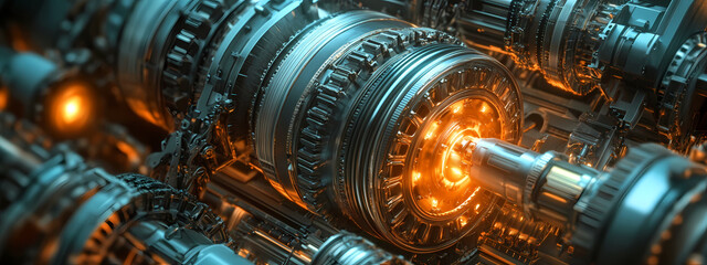 Gear Mechanism Embedded in Digital Grid