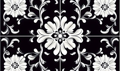 Seamless Geometric Tiles, a vibrant arrangement of interlocking shapes creating a dynamic visual rhythm, ideal for modern design applications.