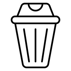 Dustbin icon style
