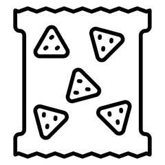 Snacks icon style