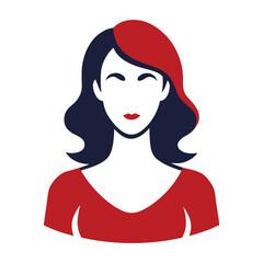 woman icon silhouette design vector