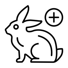 Rabbit Vet icon style