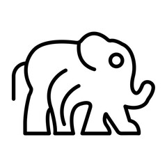 Elephant icon style