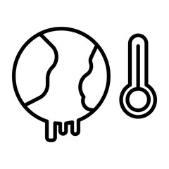 Global Warming icon style