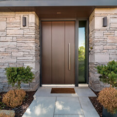 front entrance to house