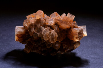 Aragonite mineral specimen with natural crystal formations and intricate patterns.