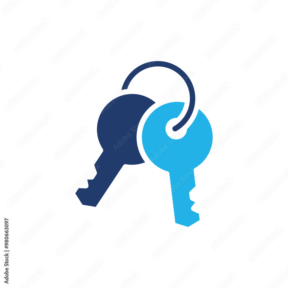Poster key colored icon vector design good for web or mobile app
