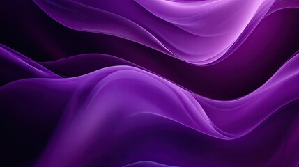 Obraz premium A rich abstract purple background with dynamic shapes and smooth gradients, offering a luxurious and modern aesthetic.