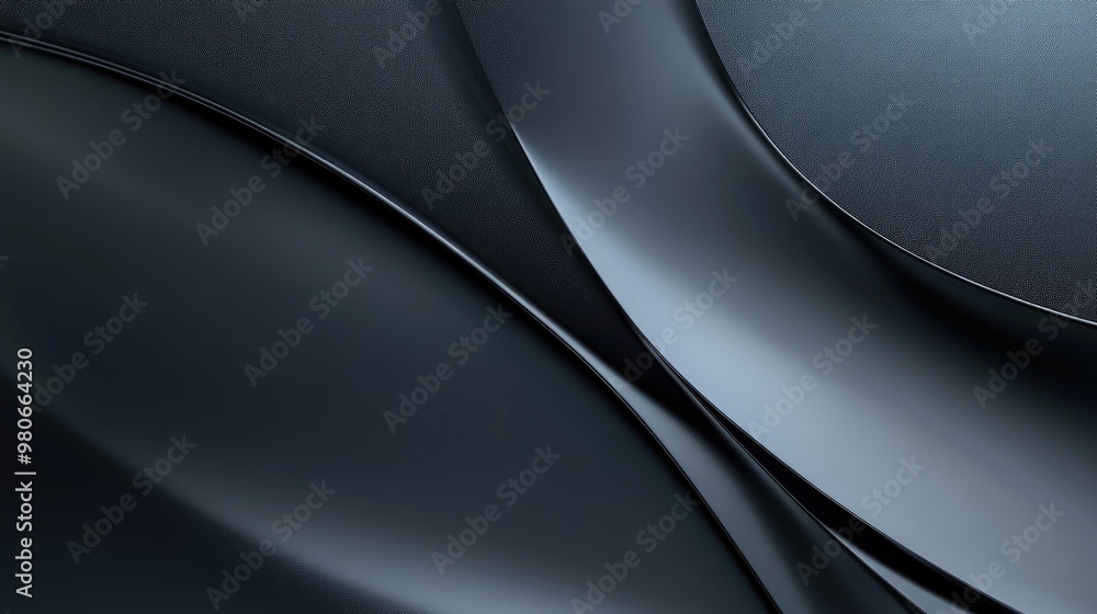 Poster a sleek abstract grey background with smooth gradients and subtle textures, offering a modern and mi