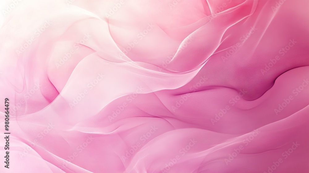 Poster a soft abstract pink background featuring flowing shapes and subtle textures, creating a warm, invit