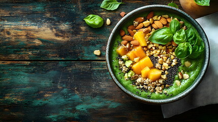 Healthy breakfast is very important because it keeps you energized all the day. This image can be used in advertisements or on social media to promote healthy and balanced diet in your daily life.