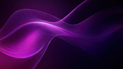 A vibrant abstract purple background with smooth lines and gradients, creating a sense of elegance and mystery.