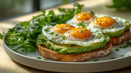 Healthy breakfast is very important because it keeps you energized all the day. This image can be used in advertisements or on social media to promote healthy and balanced diet in your daily life.