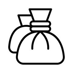 Herbal compress icon