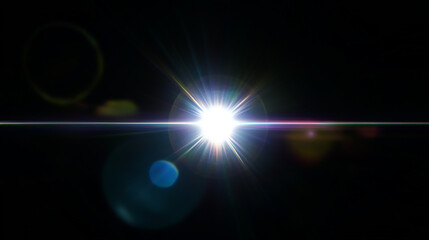 Flare light over black background abstract lens flare light over black background
