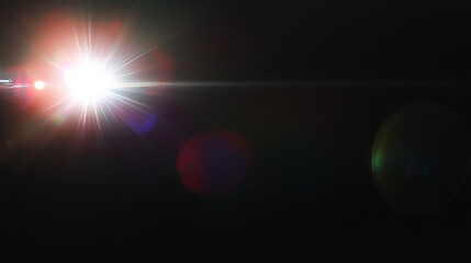 Flare light over black background abstract lens flare light over black background
