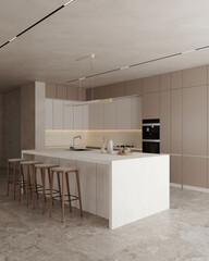 modern kitchen interior