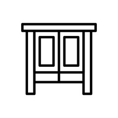 Chinese cabinet icon