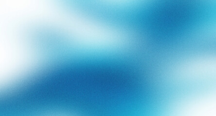 White Blue Colors Gradient Background with a Grainy Texture