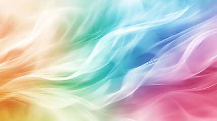 A pink and orange fabric with a flowy