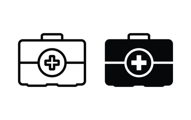 first aid kit icon, first aid kit sign