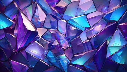 Abstract purple & blue gem texture