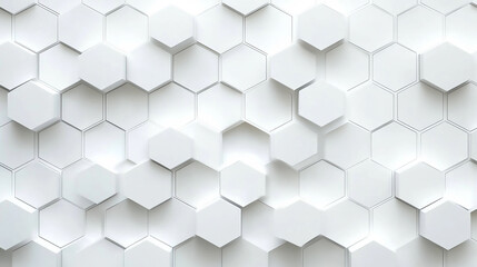 A white background with a pattern of hexagons
